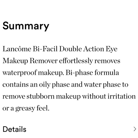 Lancome Bi-Facil Double-Action Eye Makeup Remover For Sensitive Skin, 4.2 oz - Picture 9 of 11